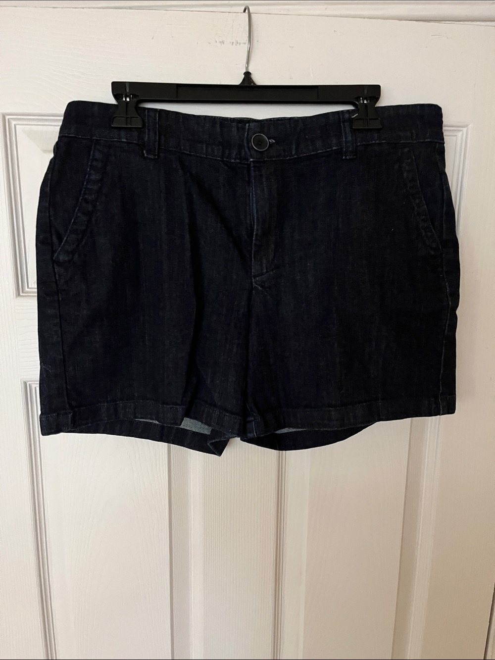 Liz Claiborne Dark Blue Denim Shorts
